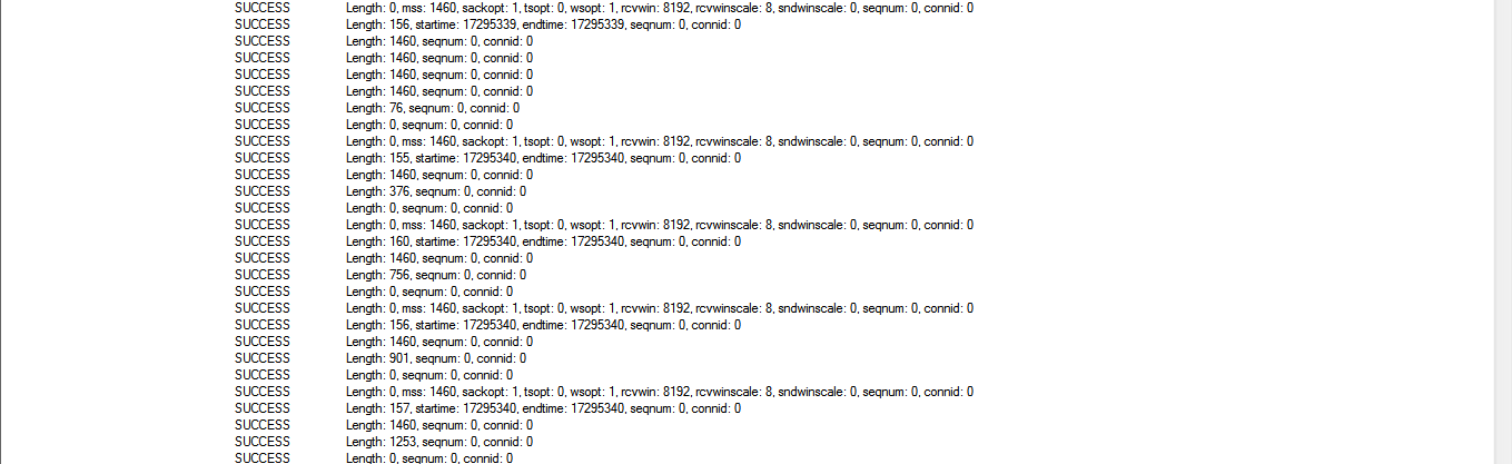 ProcMon trace right part