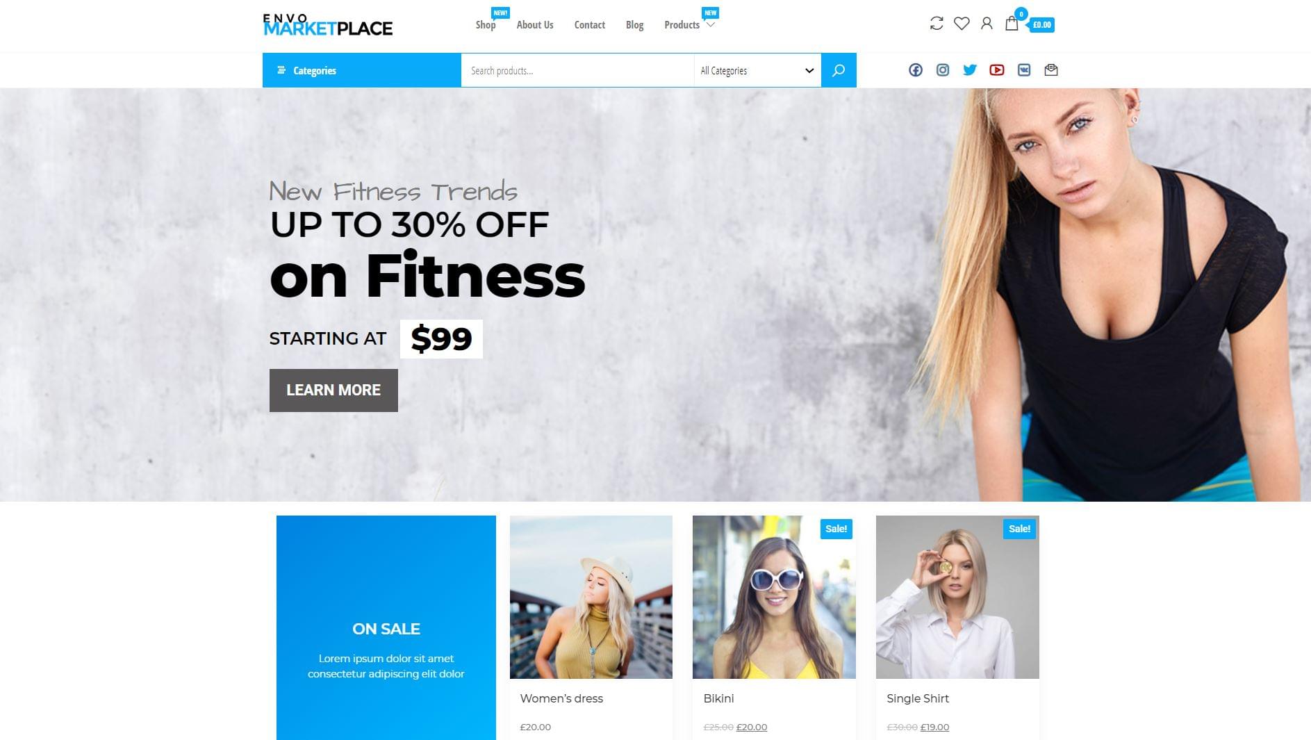 Envo Marketplace theme