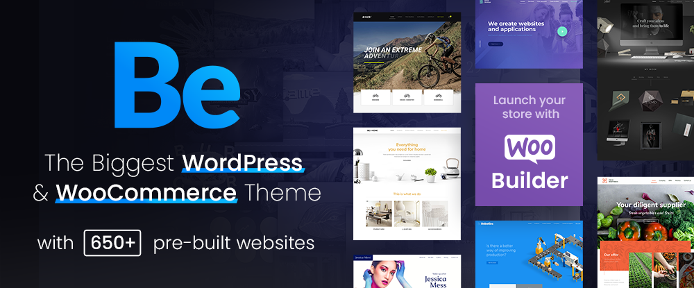 Betheme home page
