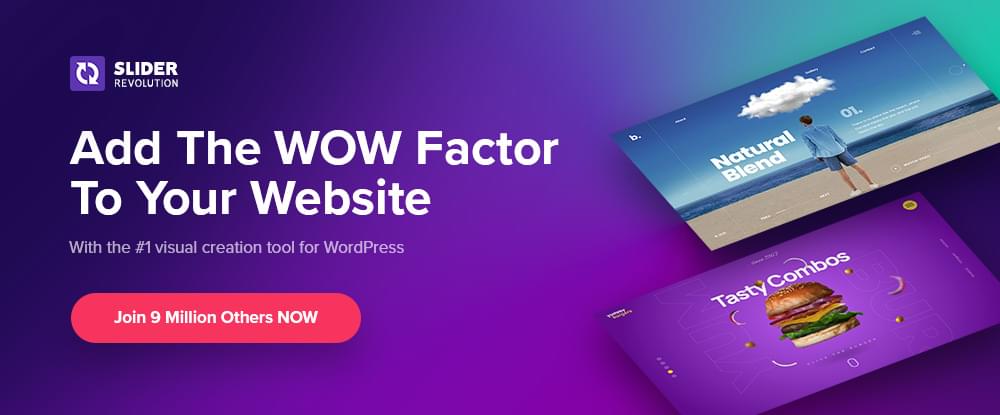 Slider Revolution website