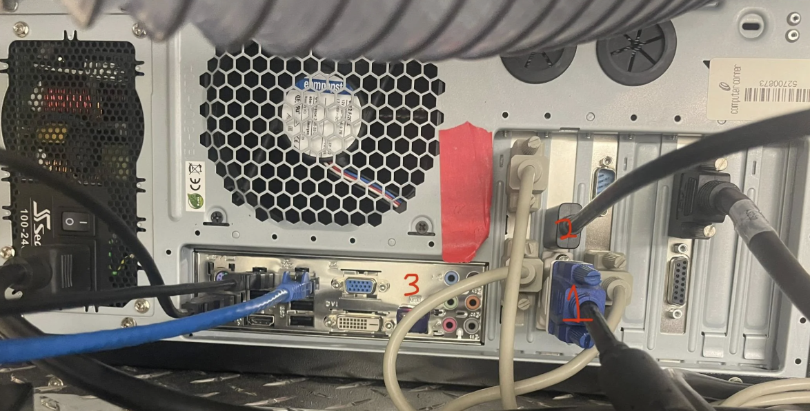 back of PC
