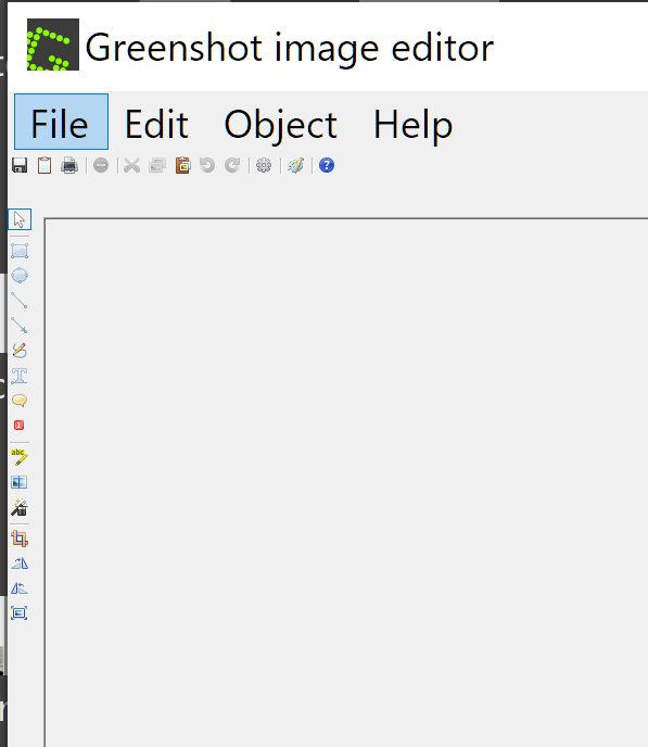 Screenshot showing small icons