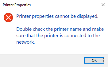 Error message box