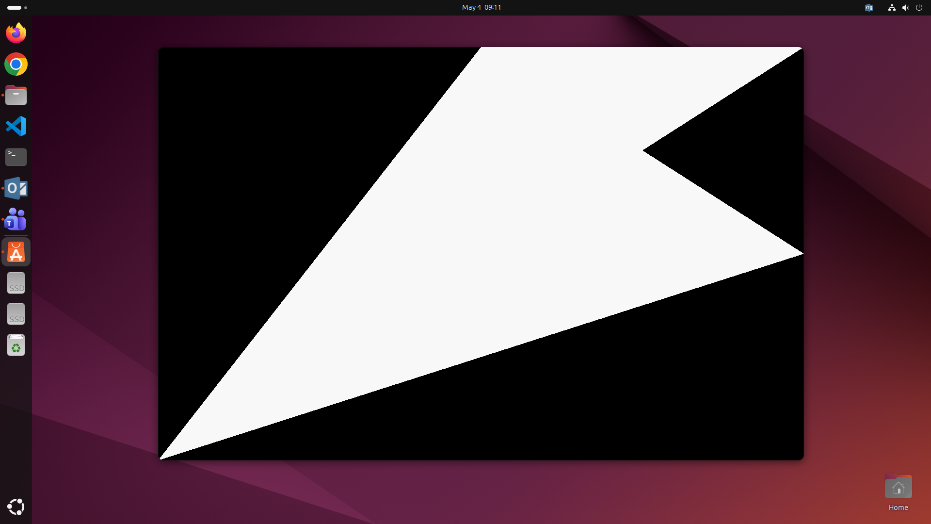 screen tearing and artifacts in Ubuntu App Center